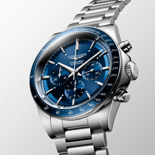 detail Longines Conquest Chronograph L3.835.4.92.6