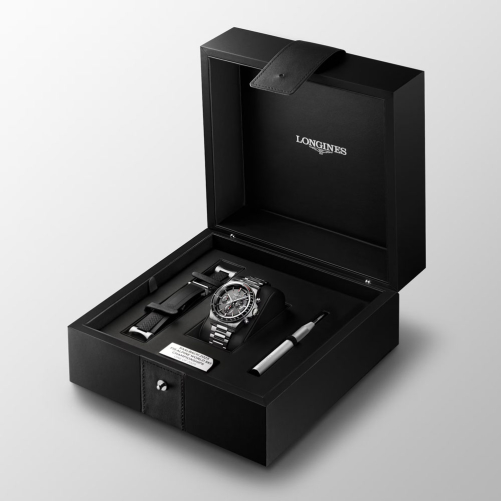 detail Longines Conquest Chrono Ski Edition L3.836.4.52.9