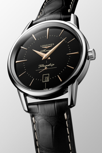 detail Longines Flagship Heritage L4.795.4.58.0