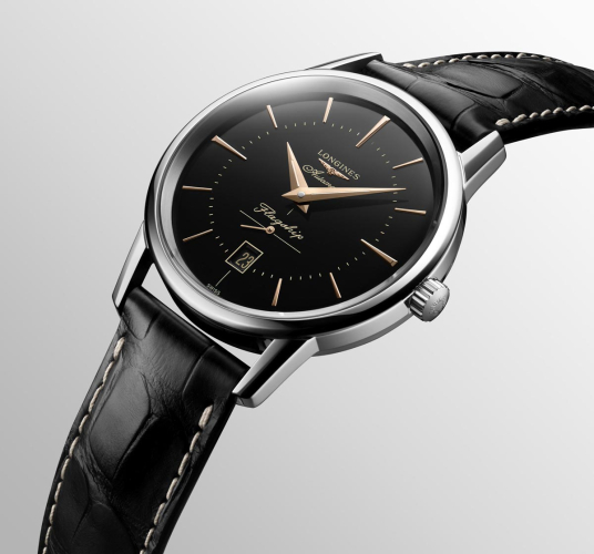 detail Longines Flagship Heritage L4.795.4.58.0