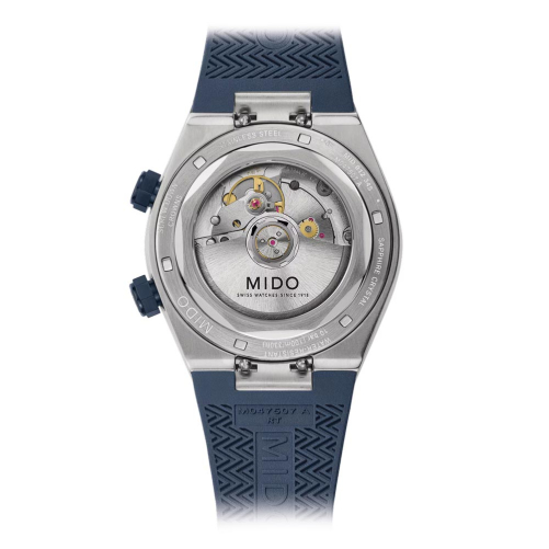 detail Mido Multifort 8 Two Crowns M047.507.17.041.00