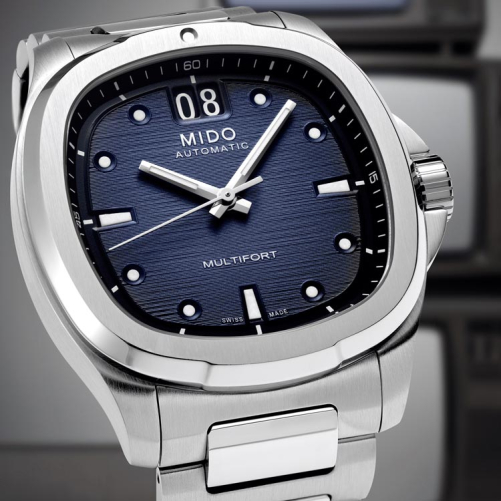 detail Mido Multifort TV Big Date M049.526.11.041.00