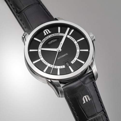 detail Maurice Lacroix Pontos Day Date PT6358-SS001-332-2