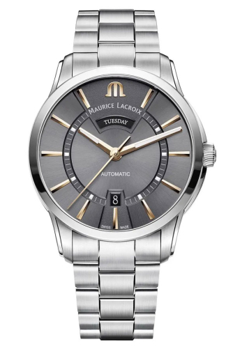 detail Maurice Lacroix Pontos Day Date 41mm PT6358-SS002-331