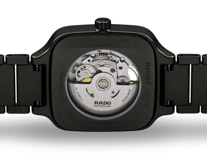 detail Rado True Square Automatic Open Heart R27086162
