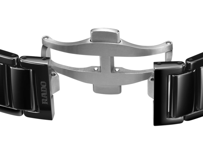 detail Rado True Square Automatic Skeleton R27124162