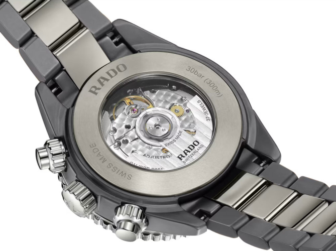 detail Rado Captain Cook High-Tech Ceramic Automatic Chronograph R32189313