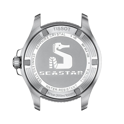 detail Tissot Seastar 1000 Quartz 36mm T120.210.22.111.00