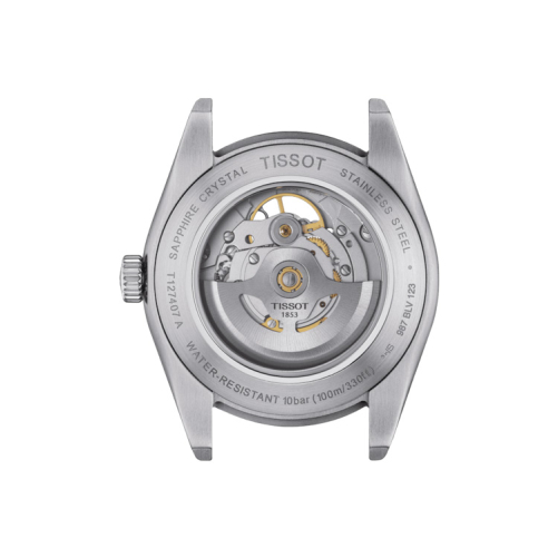 detail Tissot Gentleman Powermatic 80 Open Heart T127.407.11.081.00