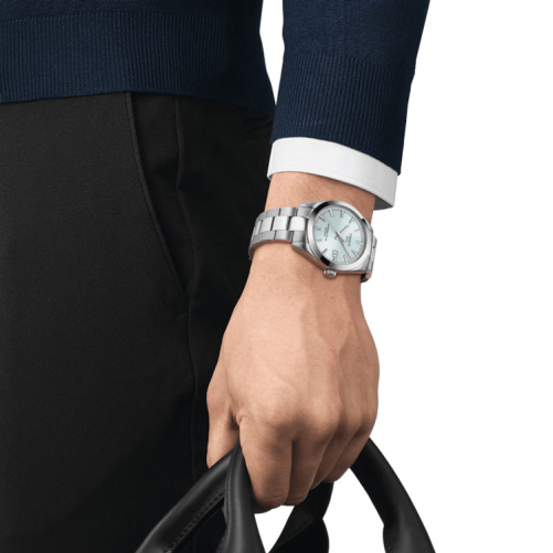 detail Tissot Gentleman Powermatic 80 Silicium T127.407.11.351.00