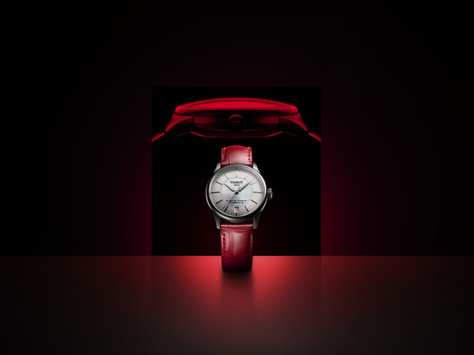 detail Tissot Chemin Des Tourelles Powermatic 80 34 mm T139.207.16.111.00