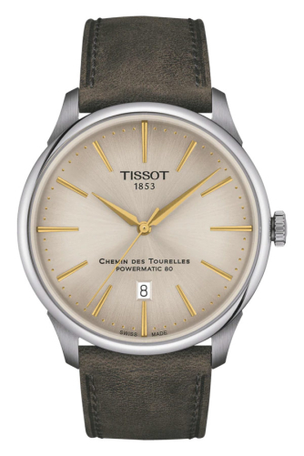 detail Tissot Chemin Des Tourelles Powermatic 80 42mm T139.407.16.261.00
