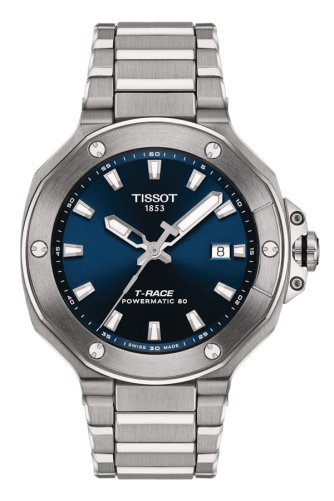 detail Tissot T-Race Powermatic 80 41mm T141.807.11.041.00