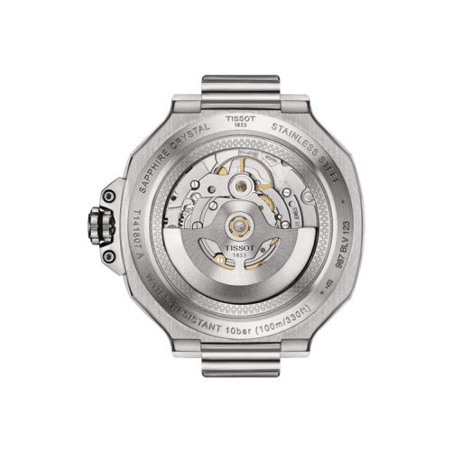 detail Tissot T-Race Powermatic 80 41mm T141.807.11.041.00