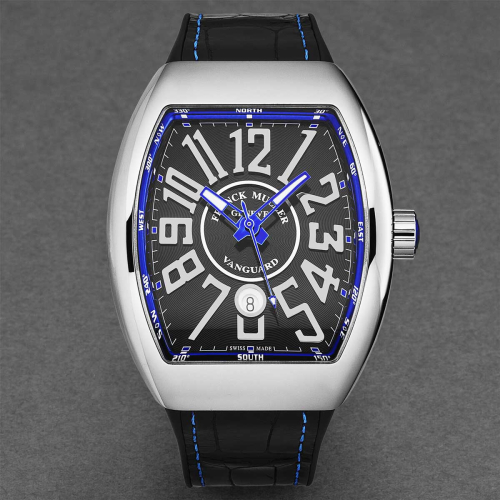 detail Franck Muller Vanguard Blue Concept V 45 SC DT BL CONC NR