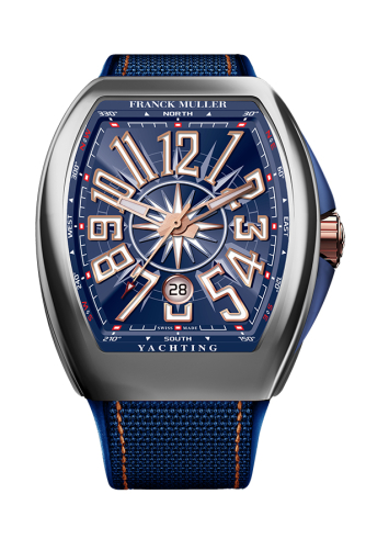 detail Franck Muller Vanguard Yachting V 45 SC DT YACHT STG (BL)