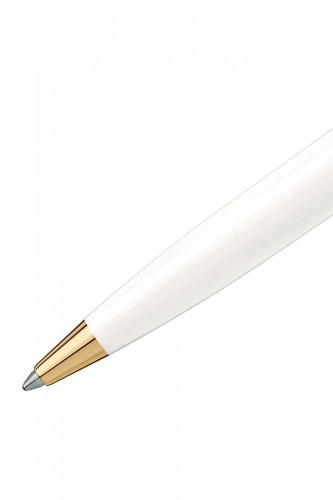 detail Montblanc PIX White Ballpoint Pen 117659