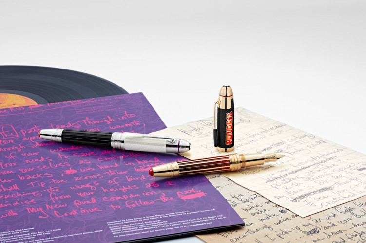 detail Montblanc Great Characters Jimi Hendrix Special Edition Rollerball 128845