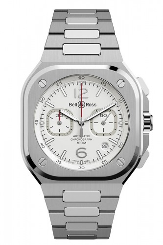detail Bell & Ross Instruments BR05 Chrono White Hawk BR05C-SI-ST/SST