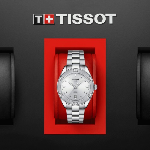 detail Tissot PR 100 Sport Chic T101.910.11.031.00