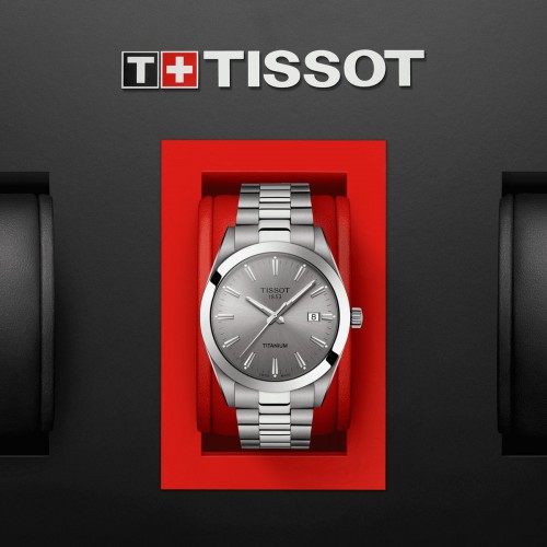 detail Tissot Gentleman Titanium T127.410.44.081.00