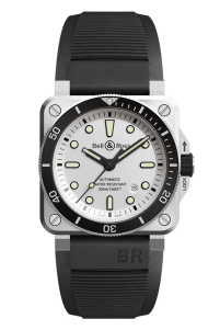 Bell & Ross BR03-92 Diver White BR0392-D-WH-ST/SRB