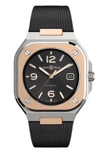 Bell & Ross BR 05 Black Steel & Gold BR05A-BL-STPG/SRB