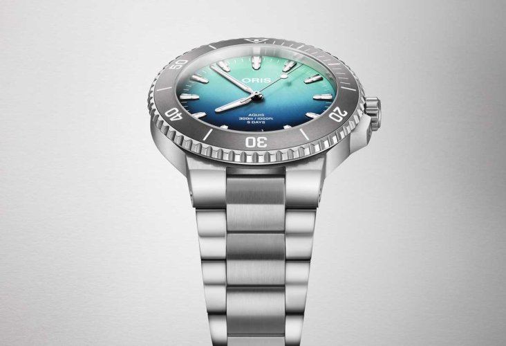 detail Oris Aquis Great Barrier Reef Limited Edition 01 400 7790 4185-Set