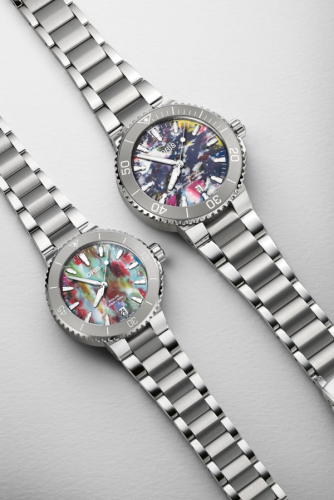 detail Oris Aquis Date Upcycle 01 733 7770 4150-Set