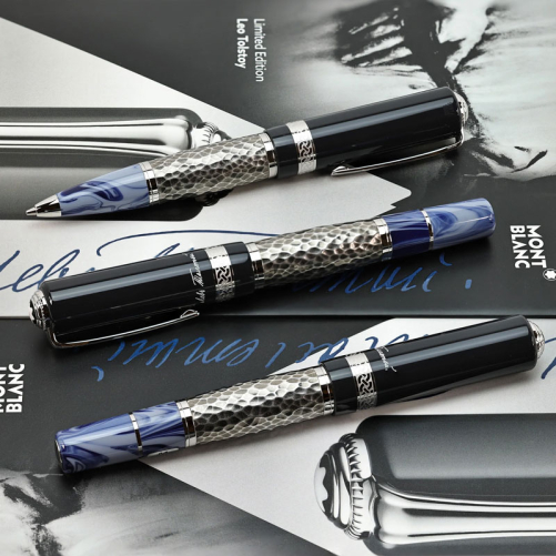 detail Montblanc Writers Edition 2015 Leo Tolstoy Writing Set 111052