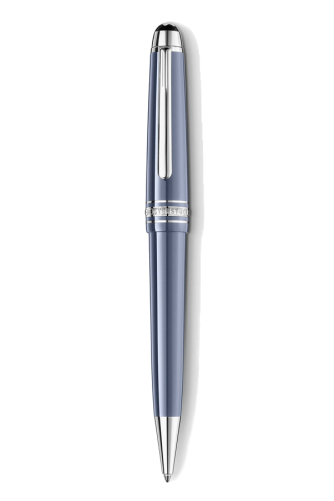 detail Montblanc Meisterstück Glacier Midsize Ballpoint Pen Blue 129395