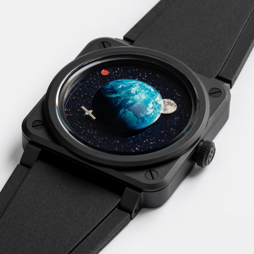 detail Bell & Ross BR-03 Astro BR03A-EMM-CE/SRB