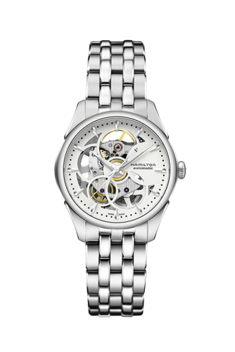 detail Hamilton Jazzmaster Viewmatic Skeleton Lady Automatic H32405111