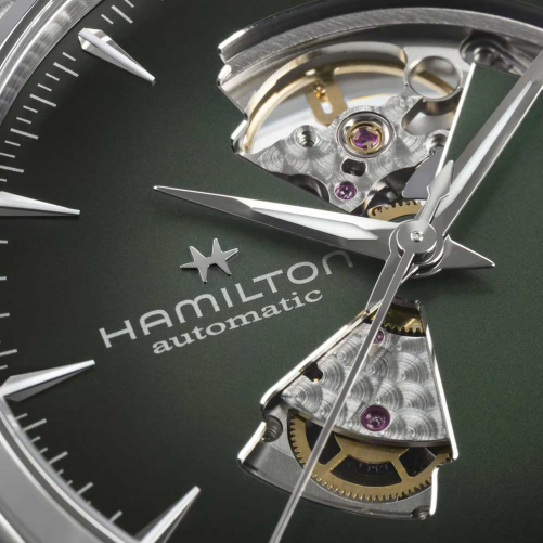detail Hamilton Jazzmaster Open Heart Auto 42mm H32705560