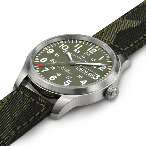 detail Hamilton Khaki Field Day Date Auto H70535061