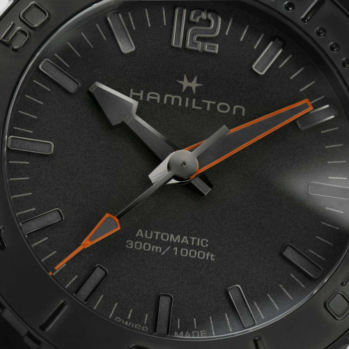 detail Hamilton Khaki Navy Frogman Auto H77845330