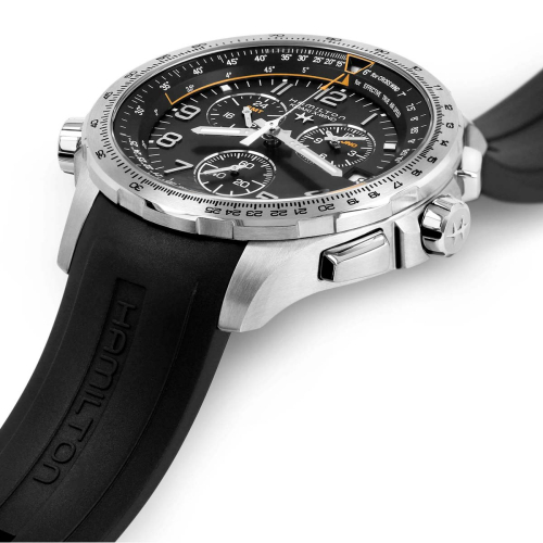 detail Hamilton Khaki Aviation X-Wind GMT Chrono Quartz H77912335