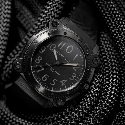 detail Hamilton Khaki Navz BeLOWZERO Auto Titanium H78505330