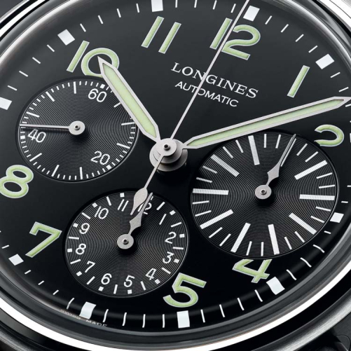 detail Longines Heritage Aviation BigEye L2.816.4.53.2
