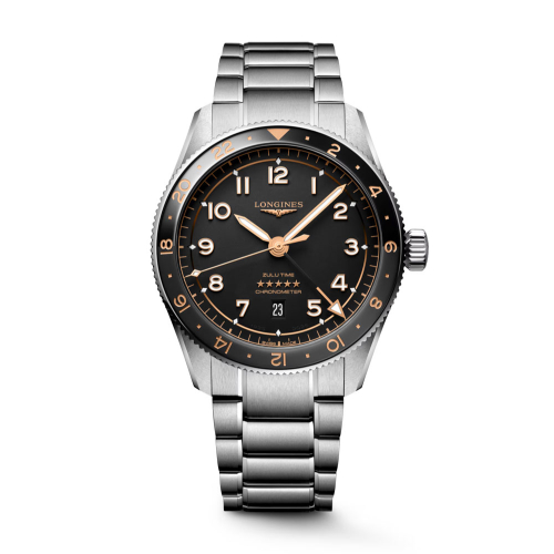 detail Longines Spirit Zulu Time L3.812.4.50.6