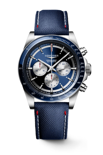 detail Longines Conquest Marco Odermatt L3.835.4.91.2