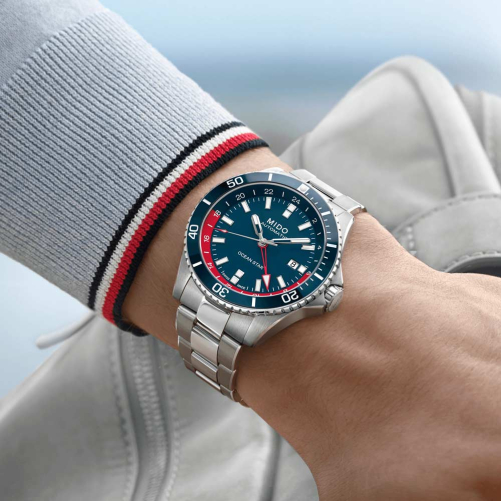 detail Mido Ocean Star GMT M026.629.11.041.00