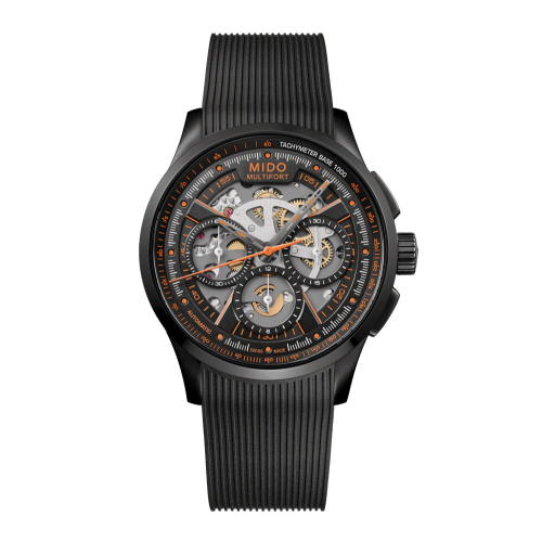 detail Mido Multifort Skeleton Chronograph M038.662.37.050.00