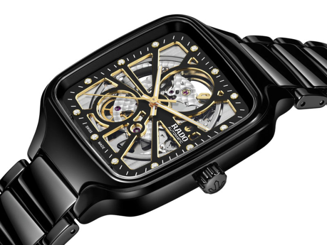 detail Rado True Square Automatic Open Heart R27086712