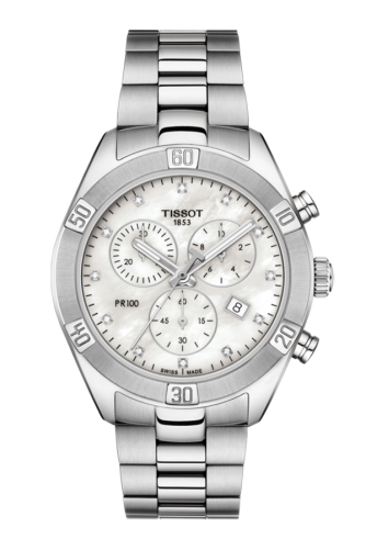 detail Tissot PR 100 Sport Chic Chronograph T101.917.11.116.00