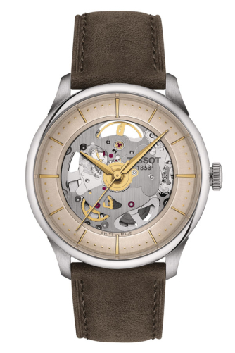 detail Tissot Chemin Des Tourelles Skeleton T139.836.16.261.00