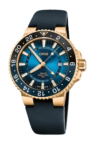 detail Oris Carysfort Reef Gold Limited Edition 01 798 7754 6185-Set