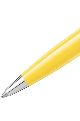 detail Montblanc PIX Mustard Yellow Ballpoint Pen 125240