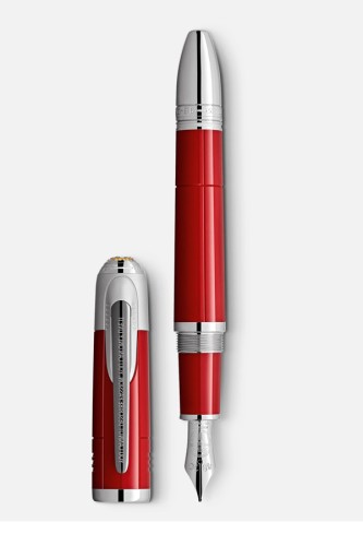 detail Montblanc Great Characters Enzo Ferrari Special Edition Fountain Pen M 127174