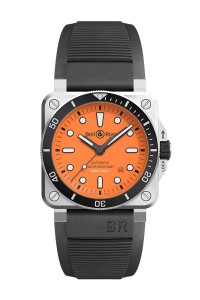Bell & Ross Diver Orange BR0392-D-O-ST/SRB